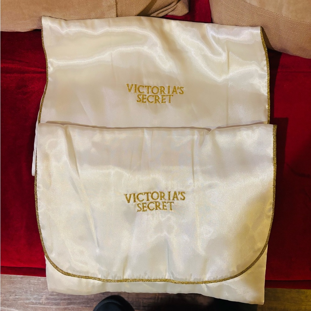 Two Victoria's Secret Cream Lingerie/Undie Holders